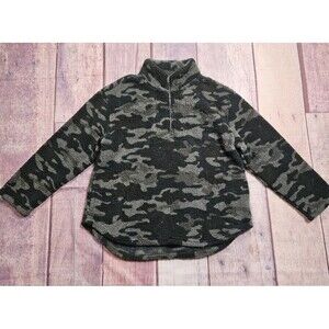 UGG Women’s Koolaburra Brushed Back Sherpa Pullover Size XL CAMO Fuzzy